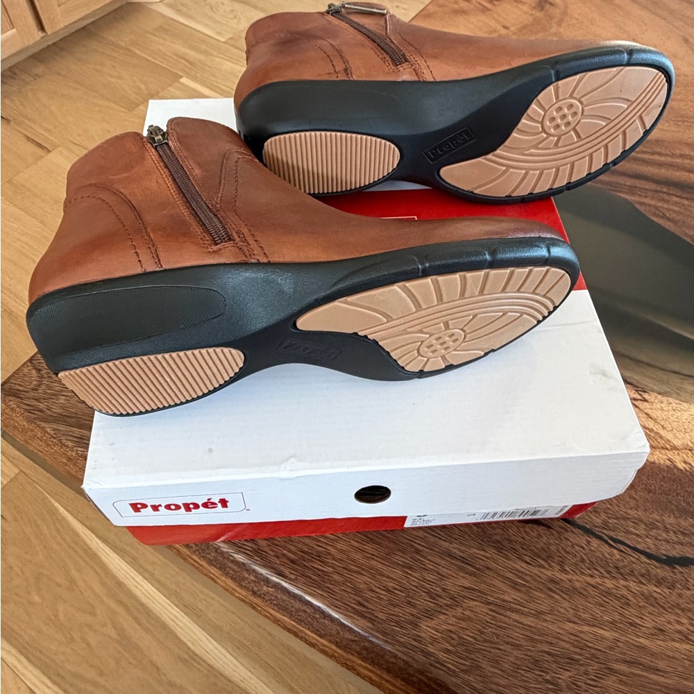 NITB-Propet Women's Tan Ankle Booties Size 9 - Picture 4 of 9